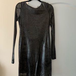 Gorgeous open back mini dress.